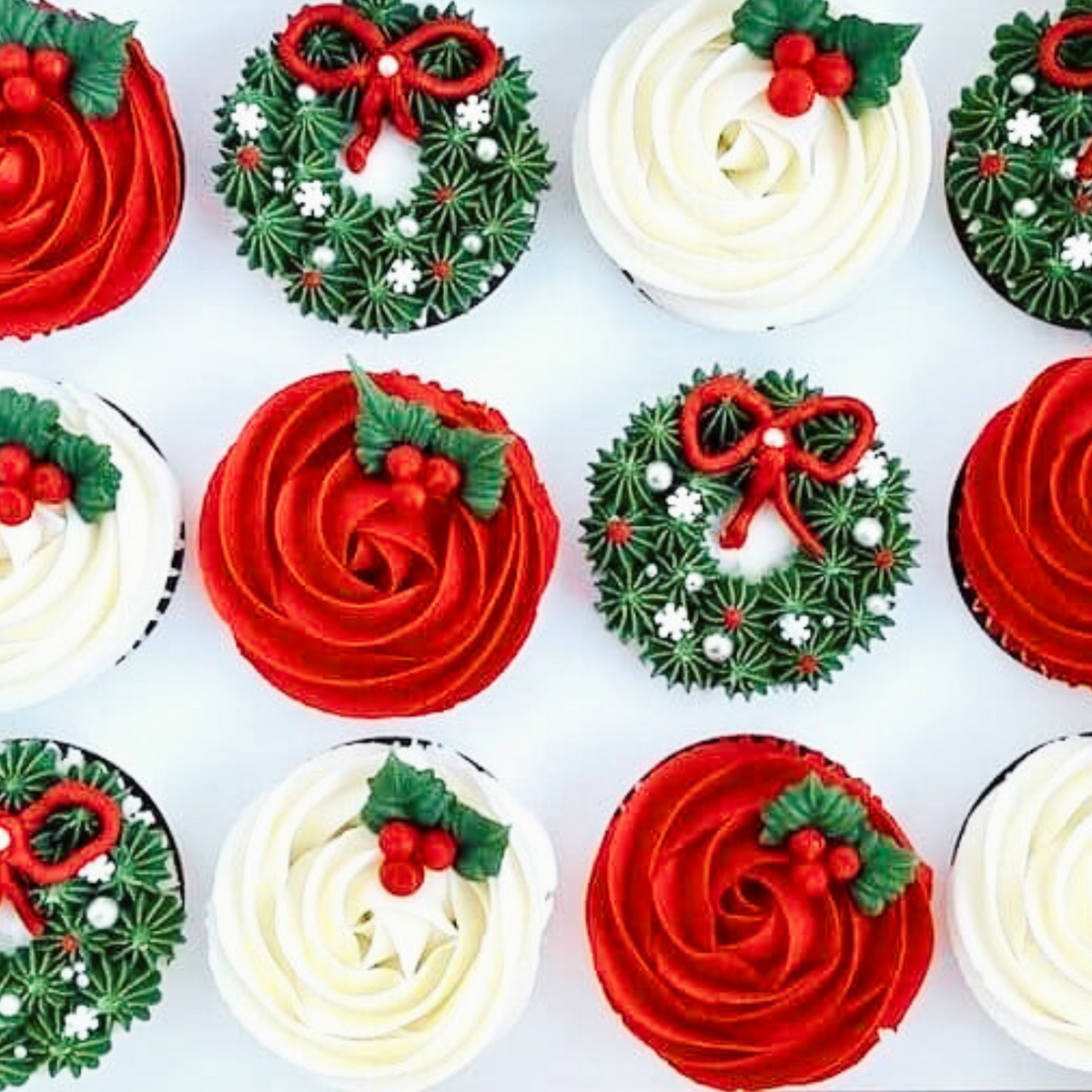 Festive cupcakes