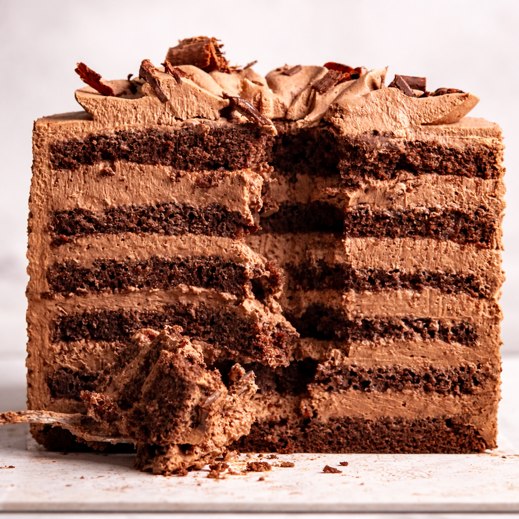 Mille chocolat cake