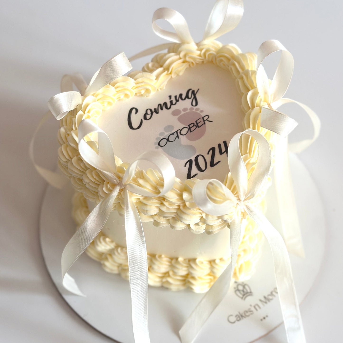 Gender Reveal Burn Away Cake