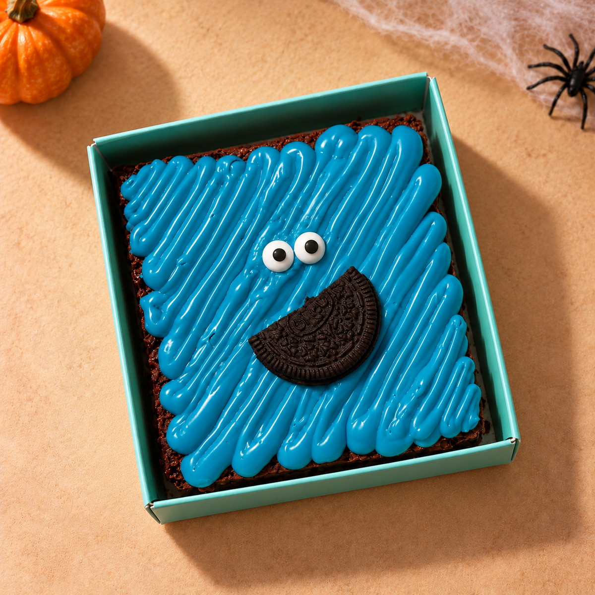 Brownie Halloween Monstre bleu