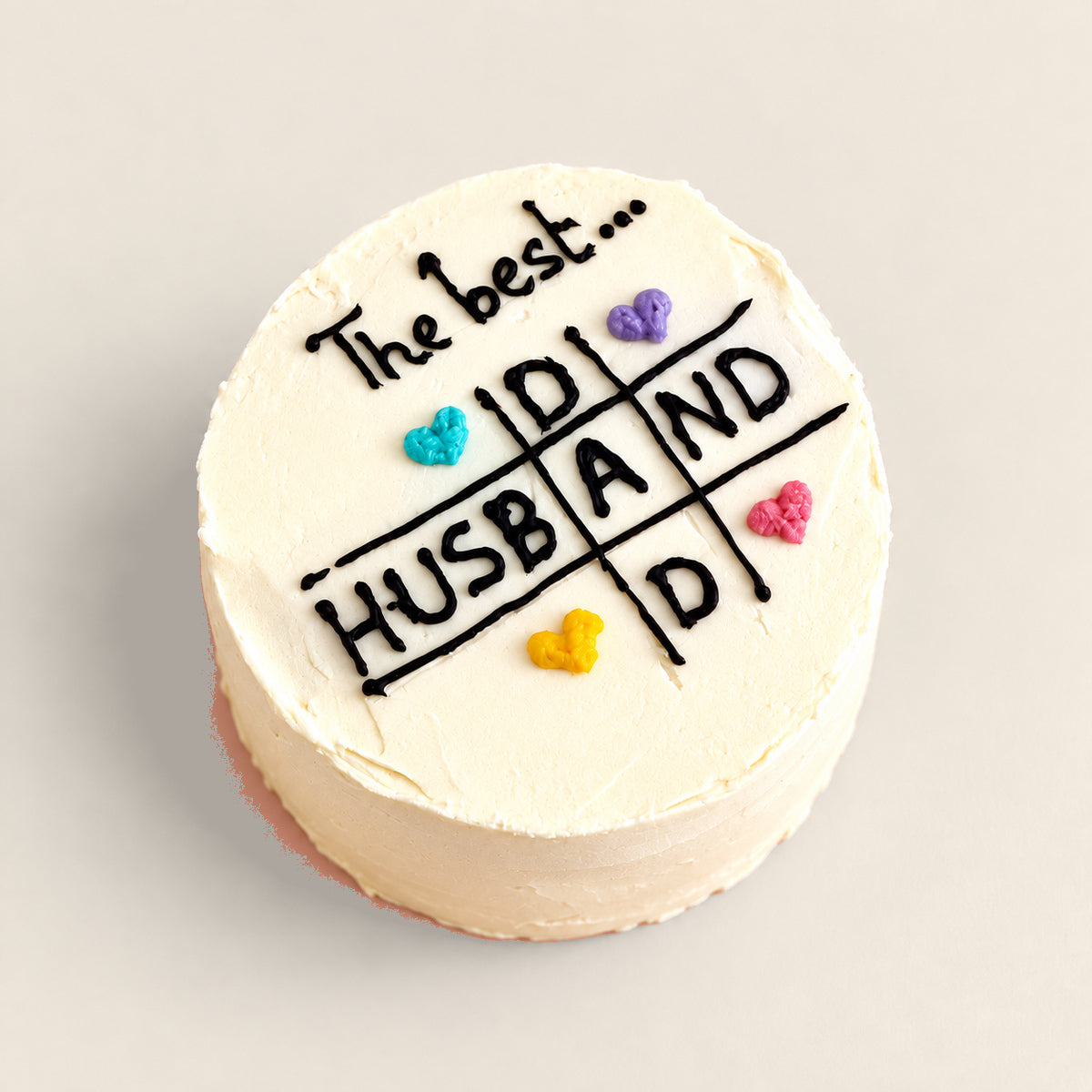 Best Husband & Dad — fond beige harmonisé