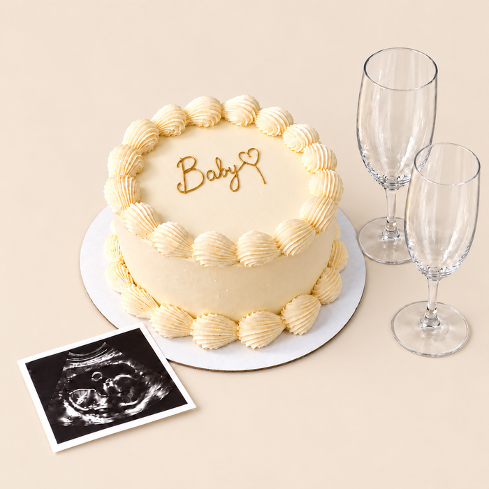 Classic Gender Reveal Cake