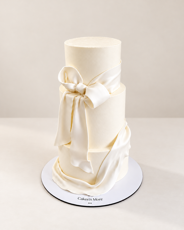 Gâteau Nœud Drapé