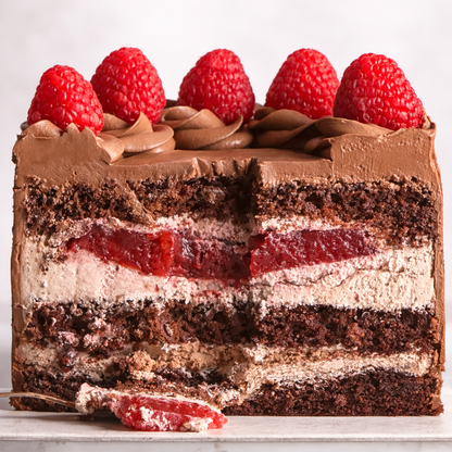 Cheesecake chocolat et framboise cake