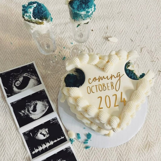 Classic Gender Reveal Cake