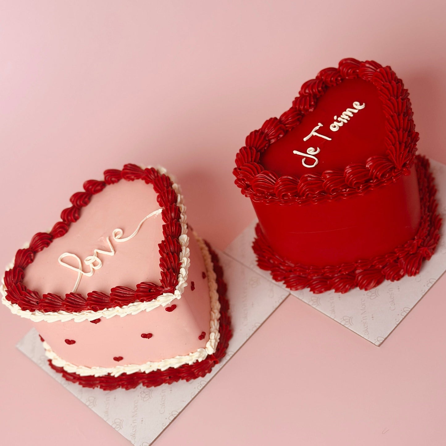 Valentine's heart cake