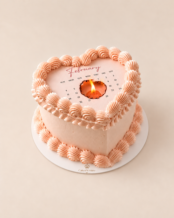 Calendar Burn Away Cake