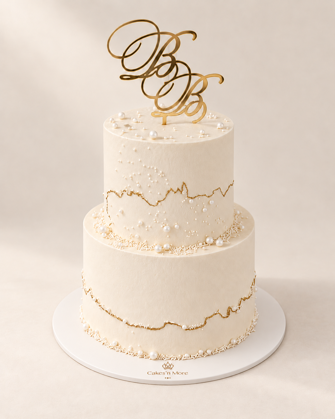 Éclat d'Amour — base blanche et logo Cakes’n More