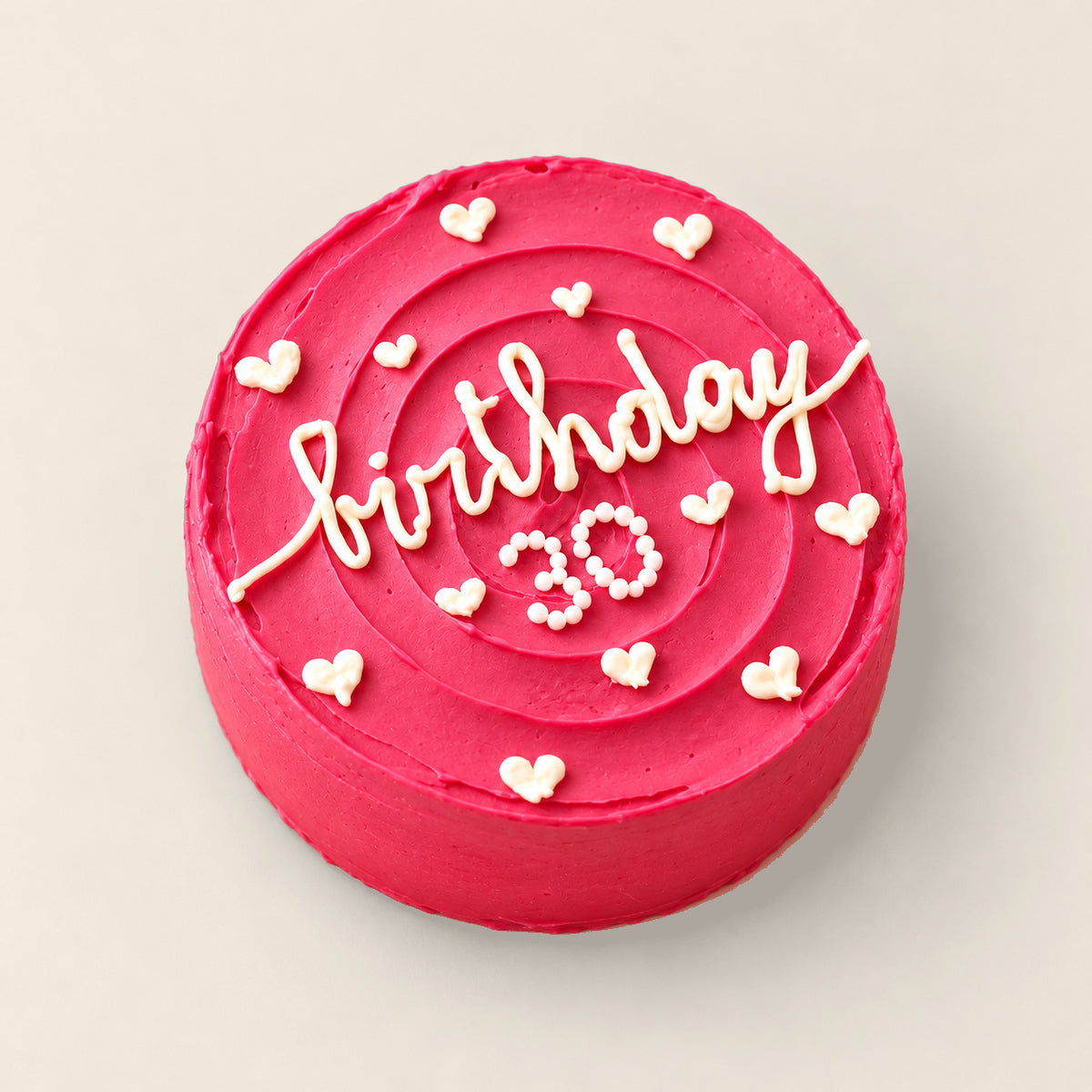 Birthday — fond beige harmonisé