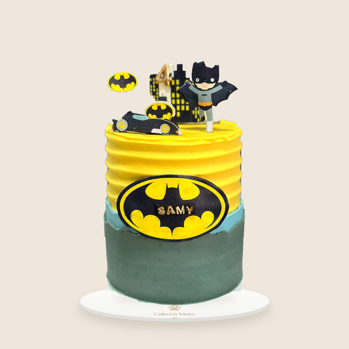 Batman — photo retouchée et cadrage harmonisé