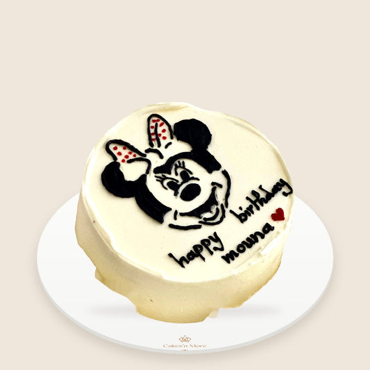 Minnie Mouse — photo retouchée et cadrage harmonisé