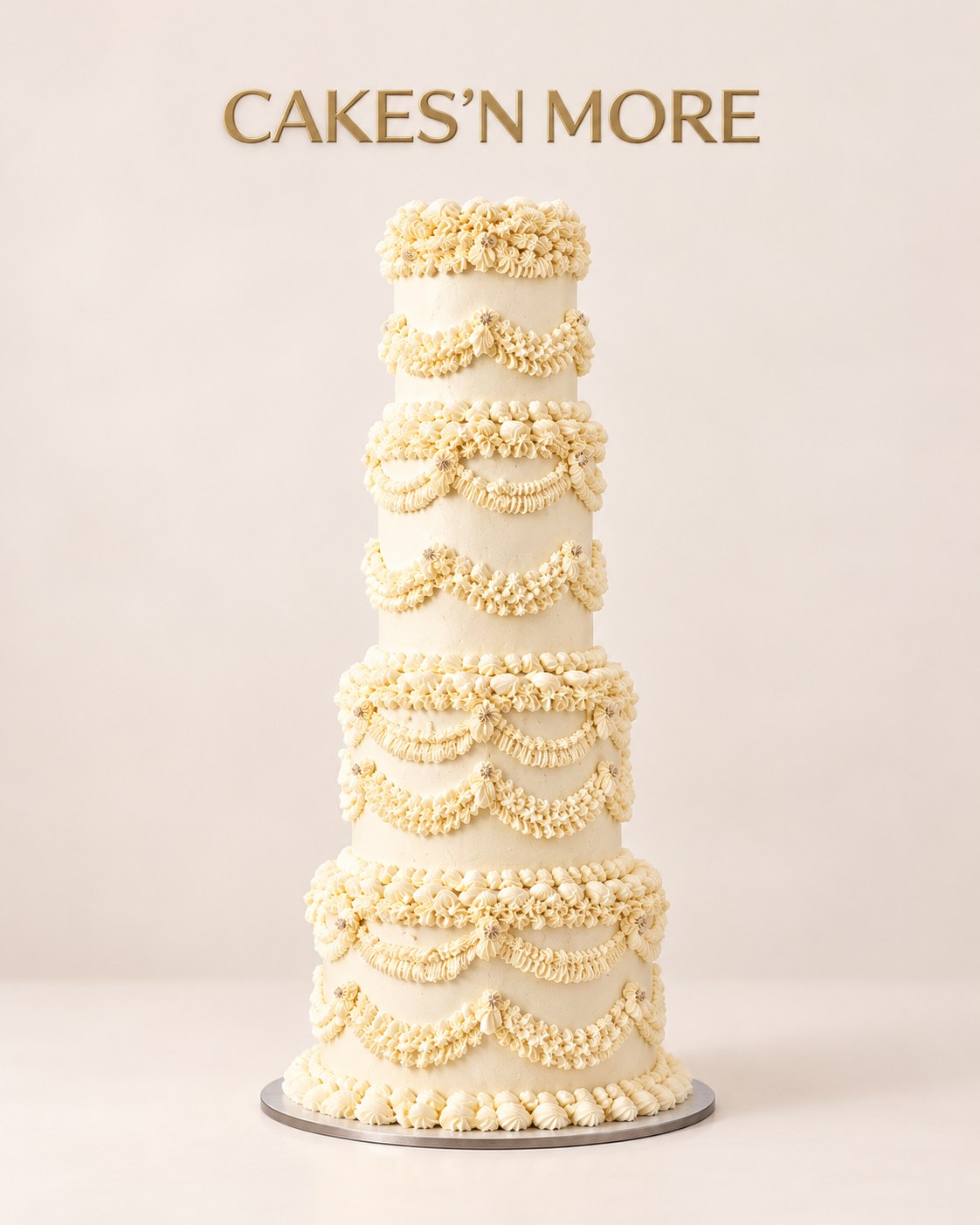 Gâteau de mariage Cakes’n More — création sur mesure
