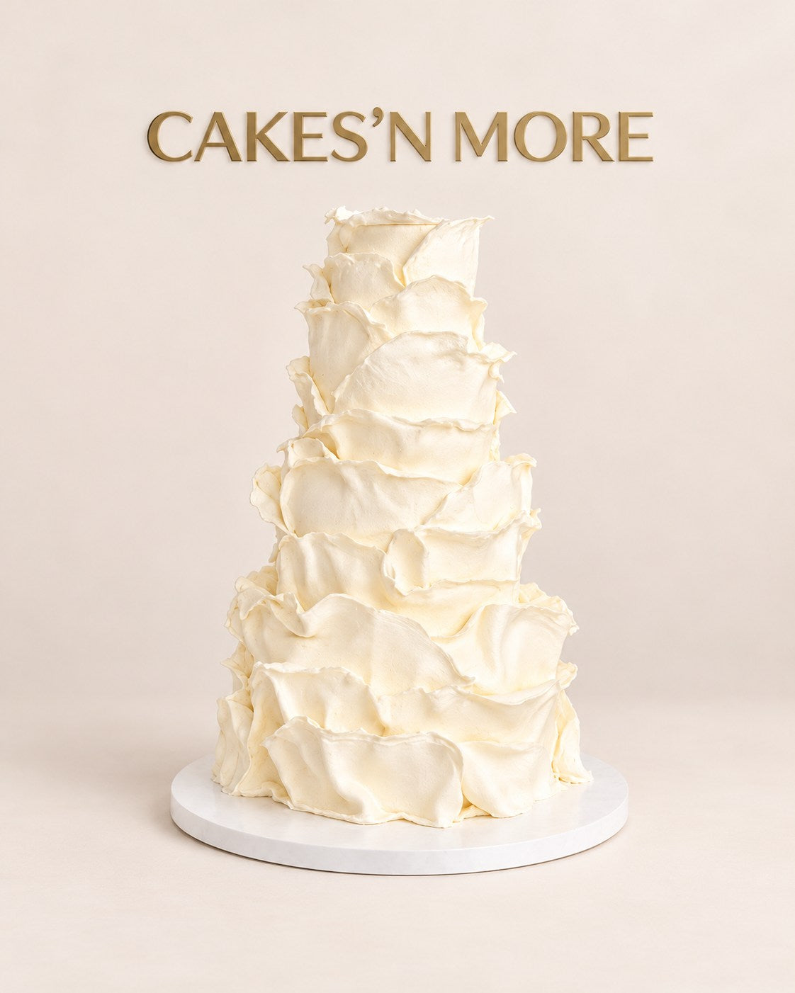 Gâteau de mariage Cakes’n More — création sur mesure