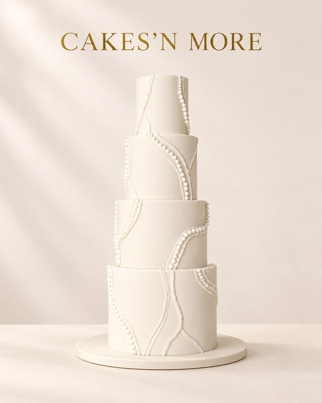 Gâteau de mariage Cakes’n More — création sur mesure