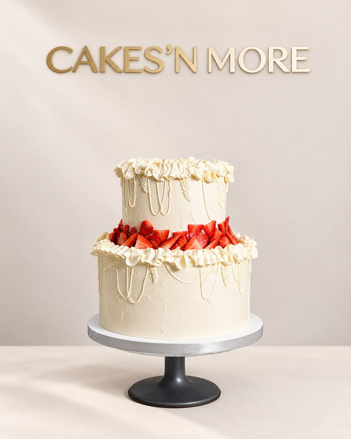 Gâteau de mariage Cakes’n More — création sur mesure