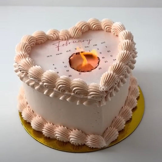 Calendar Burn Away Cake