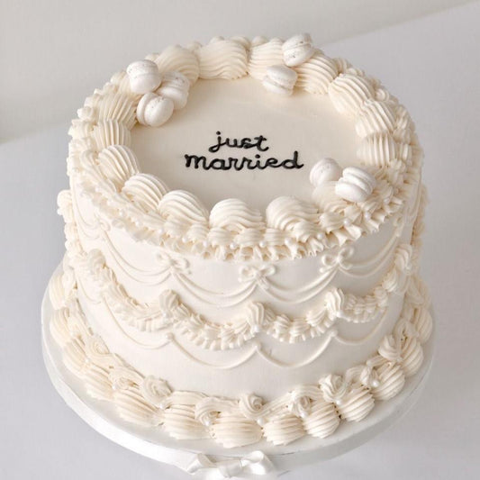 Just Married Cake